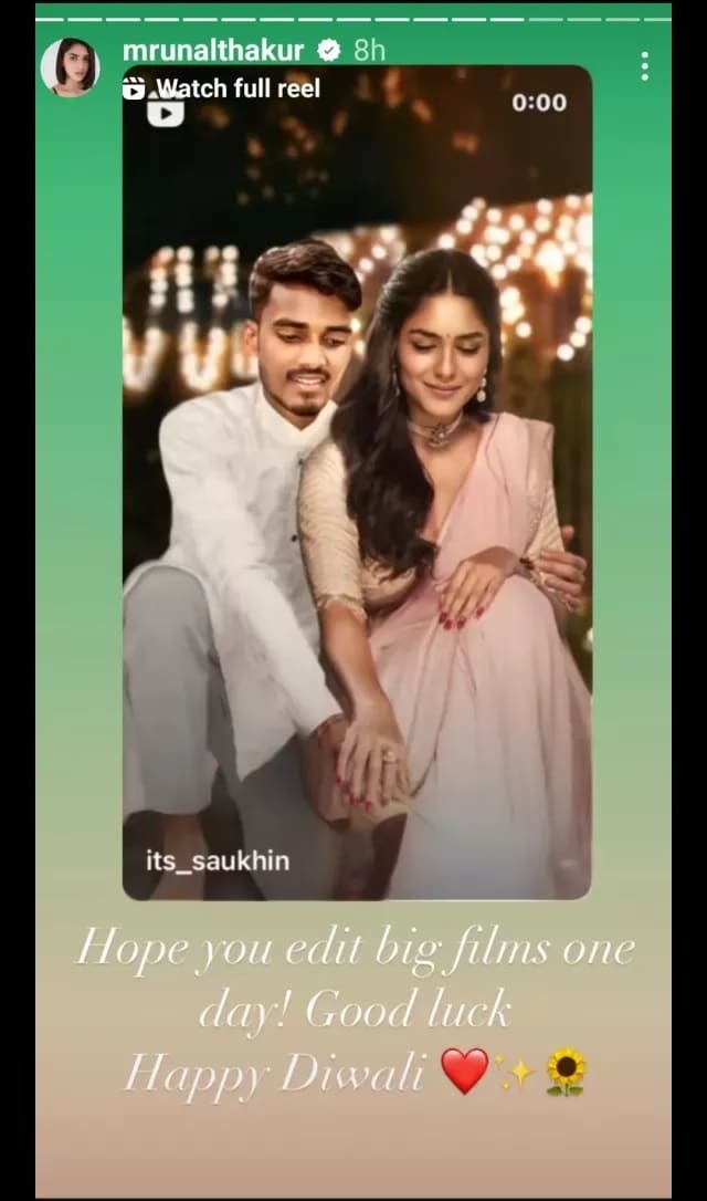 Mrunal Thakur praise photoshop pic