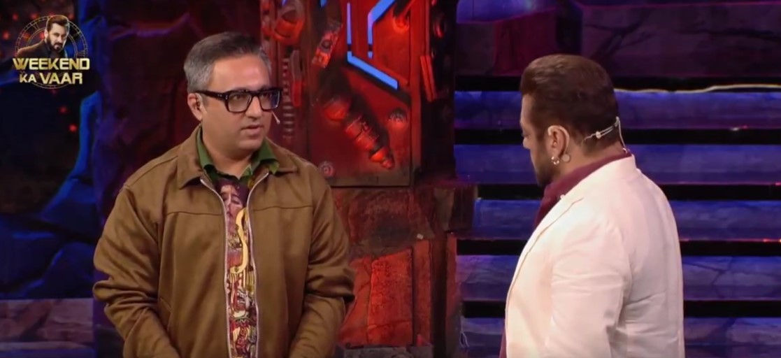 Ashneer and Salman on Bigg Boss 18