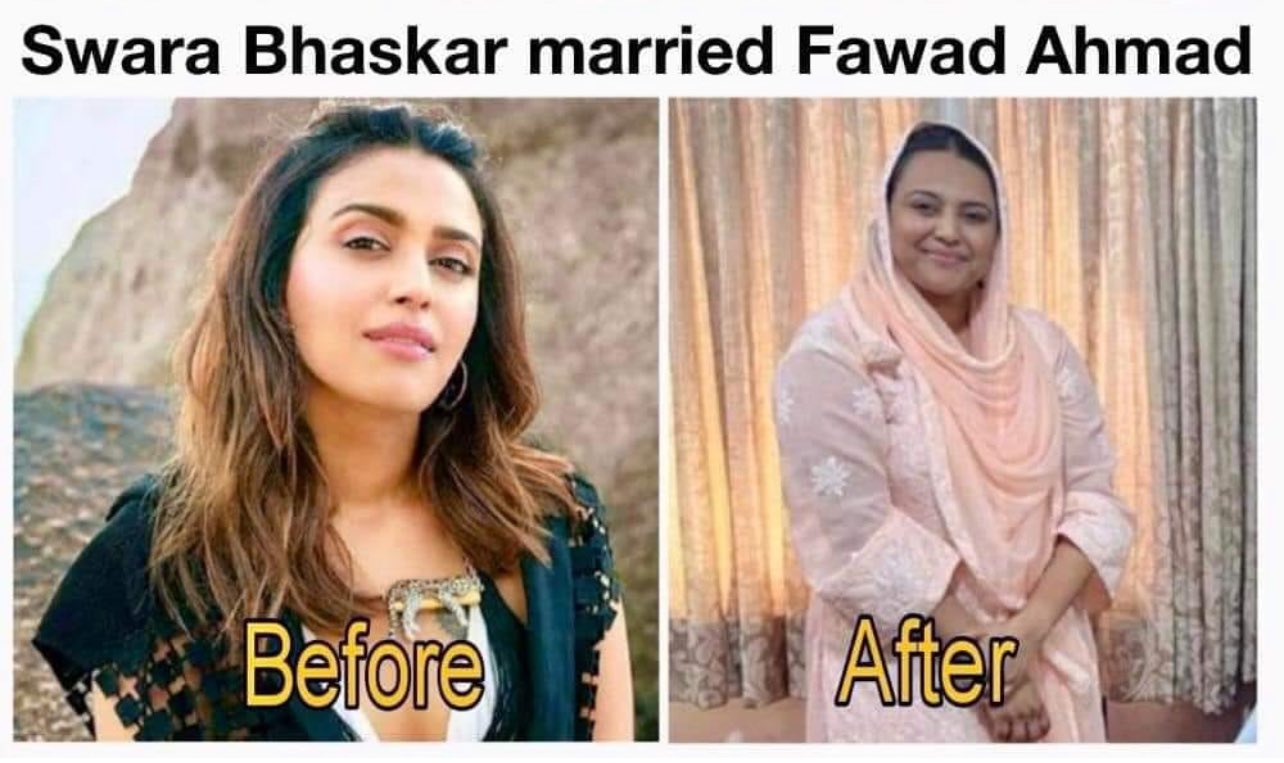 Swara bhaskar trolled for her clothes after marriage