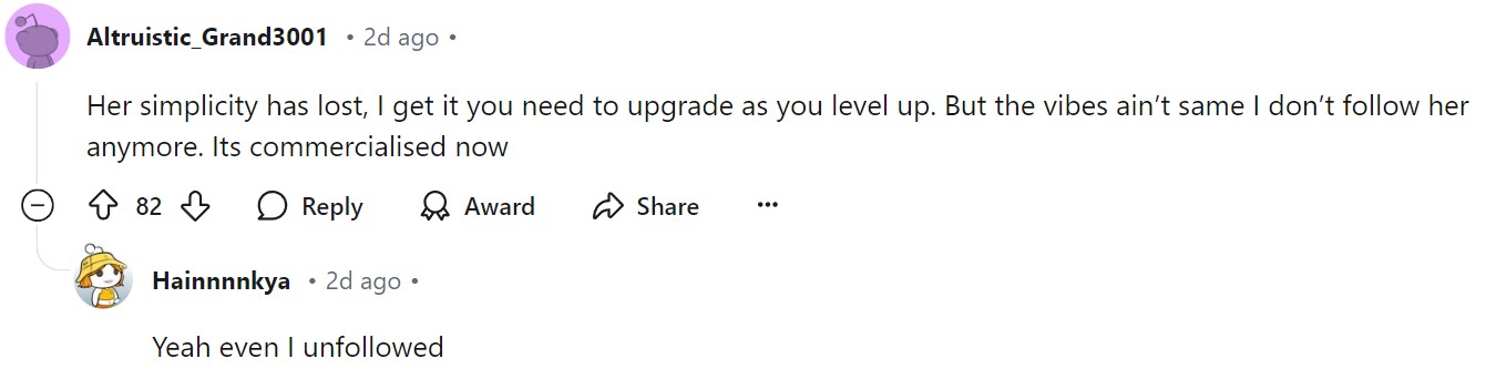 Users unfollow Nancy Tyagi