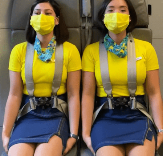 Why Flight Attendants Sit On Their Hands During Takeoff And Landing