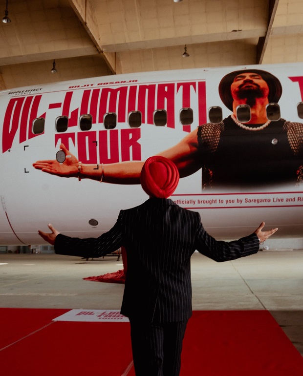 diljit private jet