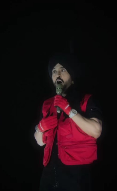 Diljit on ticket sold in black