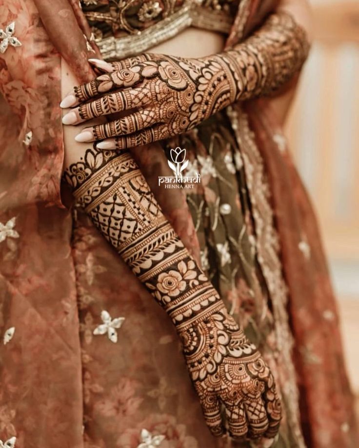 Wedding mehndi design