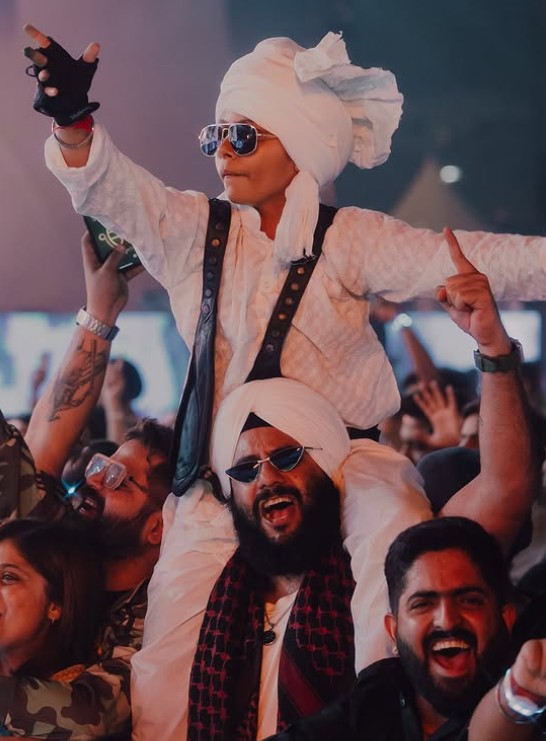 Child at Diljit's concert