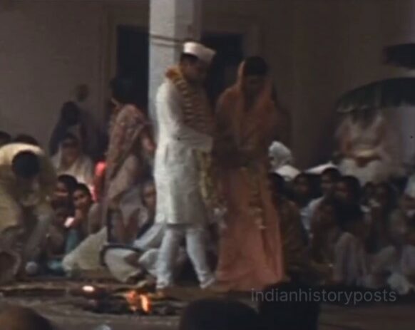Feroze Gandhi and Indira Nehru wedding