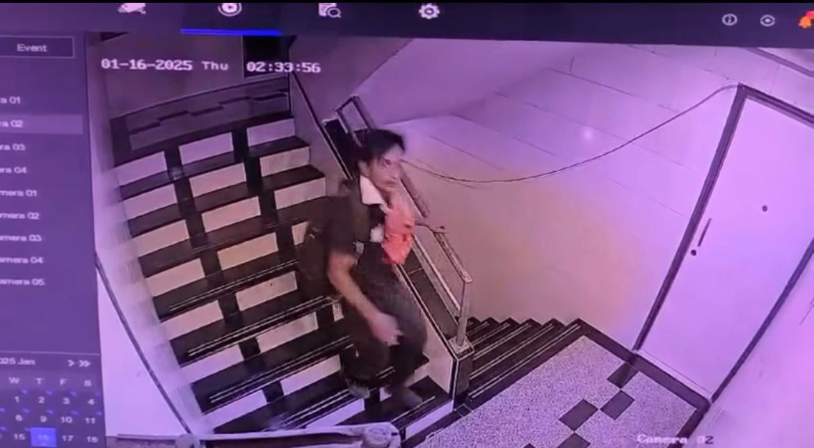 Intruder at Saif's house