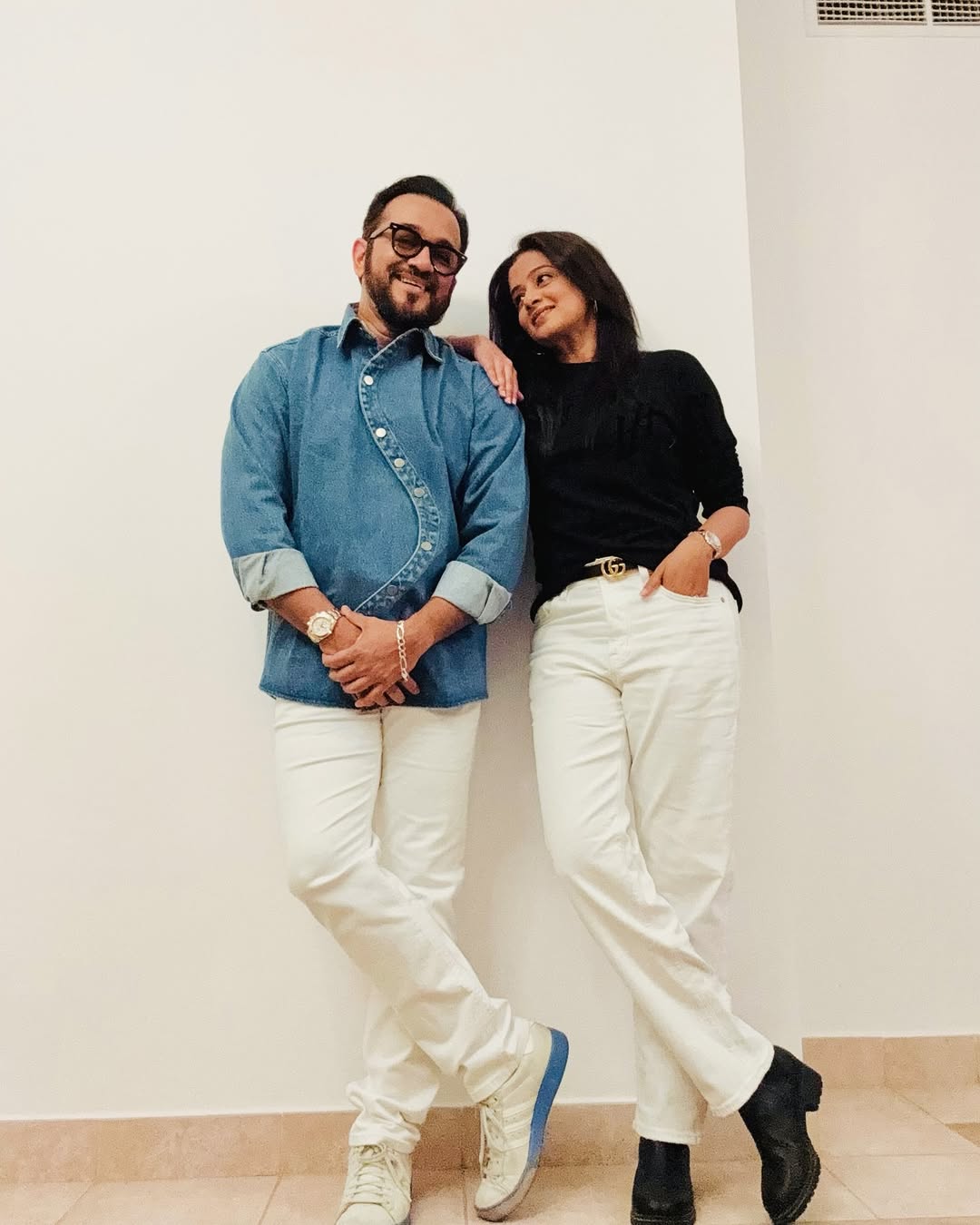 Priyamani with husband Mustufa