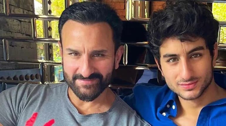 Saif Ali Khan and Ibrahim Ali Khan
