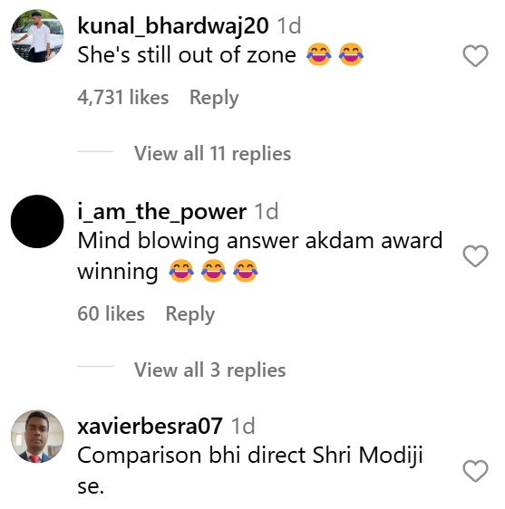 Urvashi faces trolls