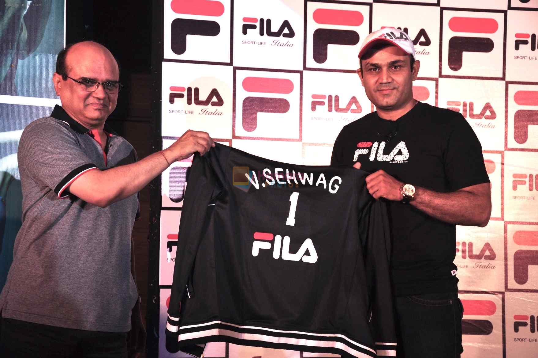 Virender Sehwag Brand Ambassador of Fila
