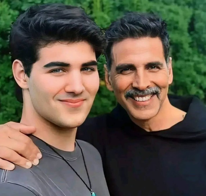 akshay with aarav