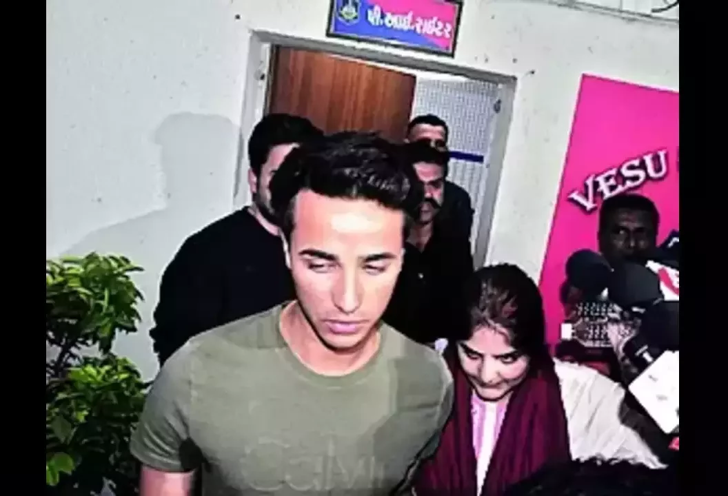 Abhishek Sharma in police station