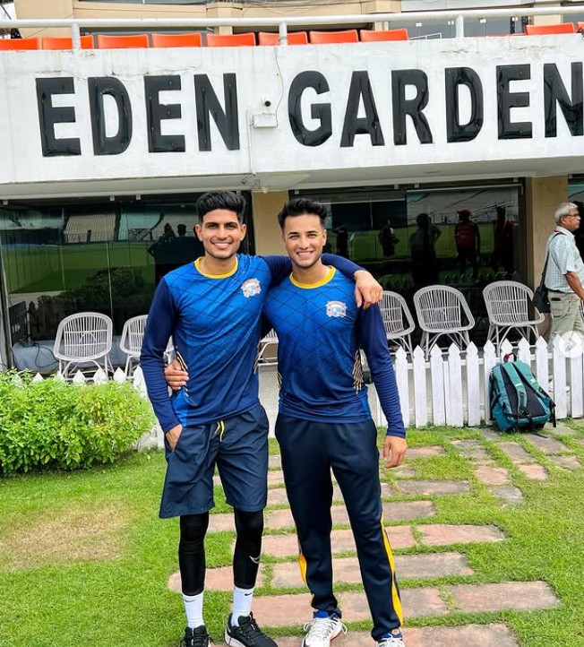 Abhishek Sharma with Shubman Gill
