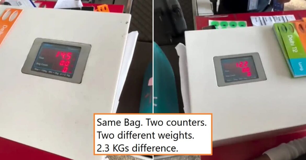 IndiGo Passenger Finds Different Weights For Same Bag