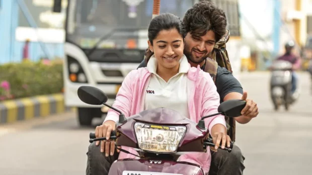 Vijay Deverakonda and Rashmika Mandanna in Dear Comrade