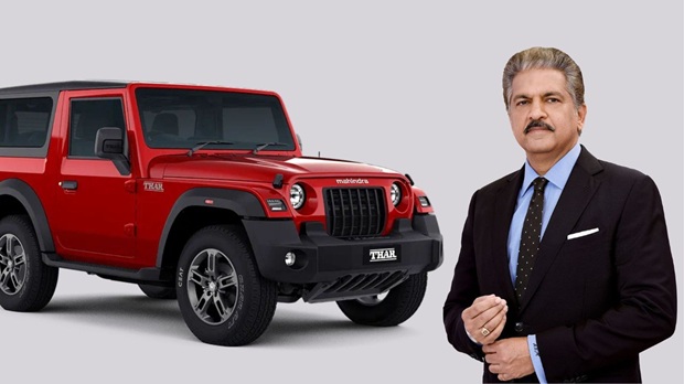 anand mahindra and thar