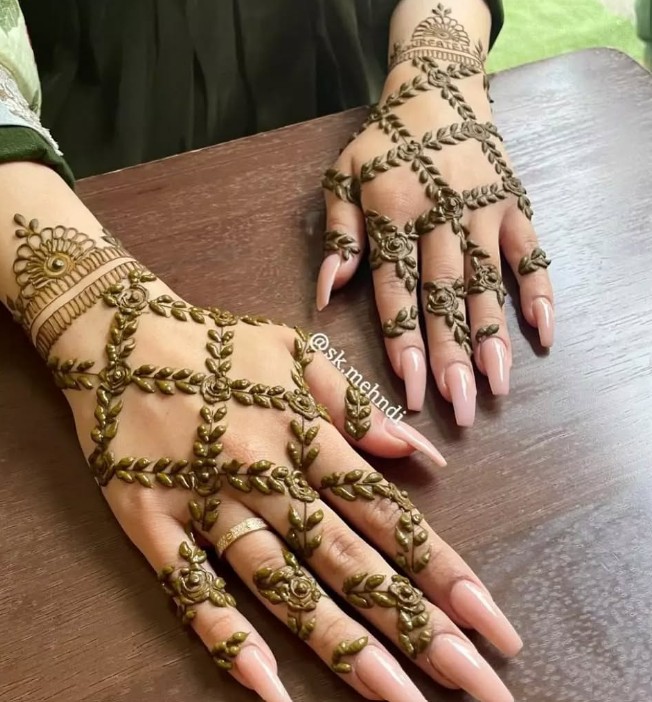 modern mehndi design