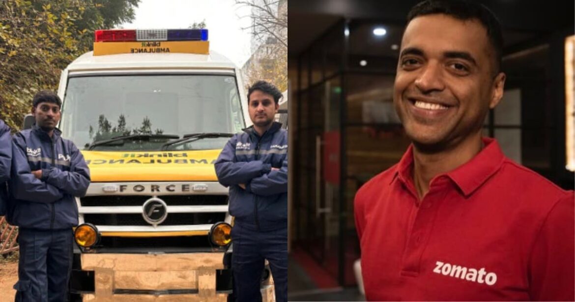 Deepinder Goyal Blinkit's Ambulance Service