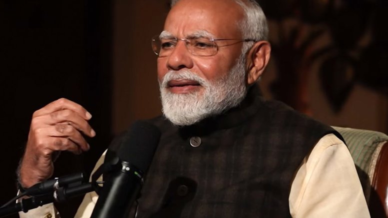 PM Modi on podcast