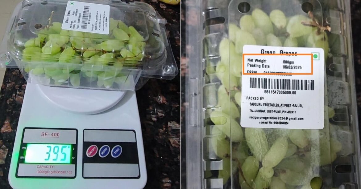 blinkit-ordered-grapes-weigh-less-than-advertised