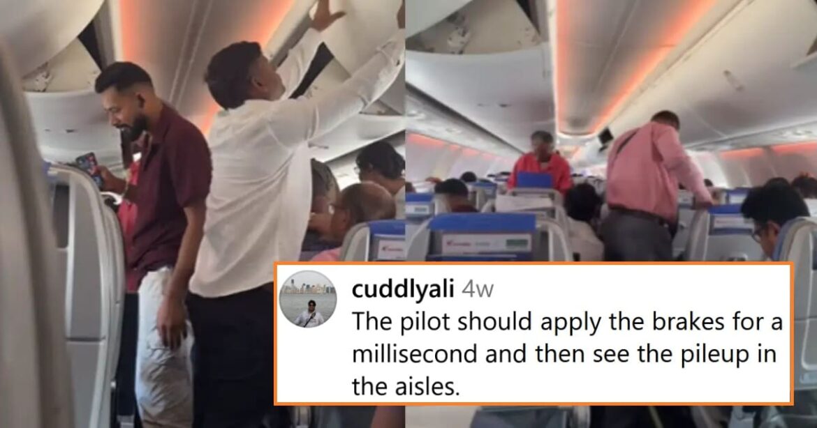 IndiGo Passengers Refusing To Remain Seated Ahead Of Landing