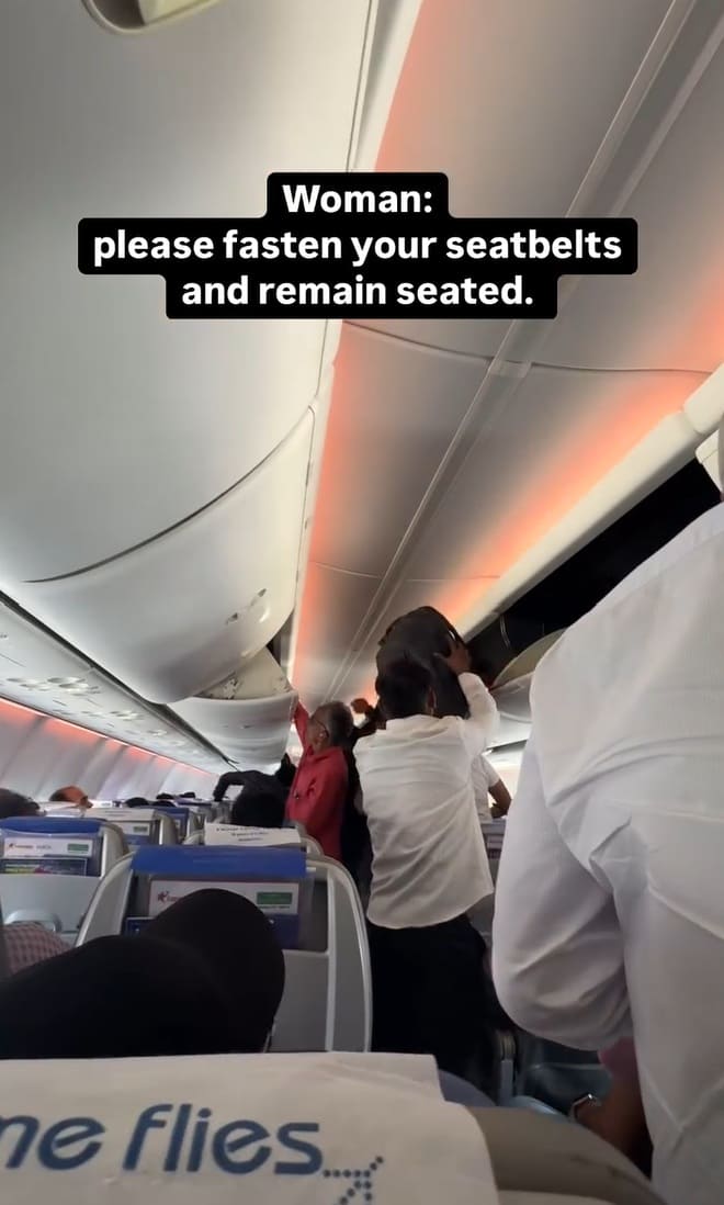 IndiGo Passengers Refusing To Remain Seated Ahead Of Landing Goes Viral