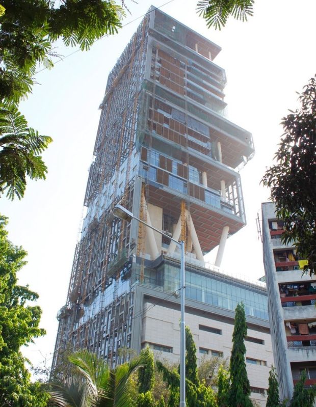 Mukesh Ambani residence antilia