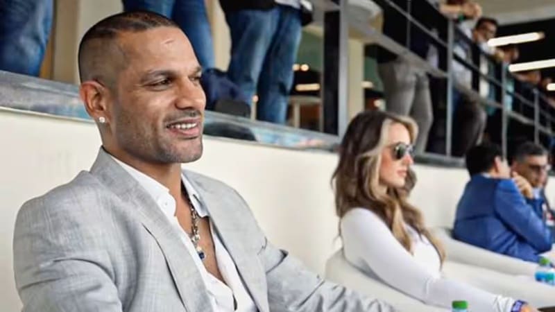 Shikhar Dhawan Sophie Shine