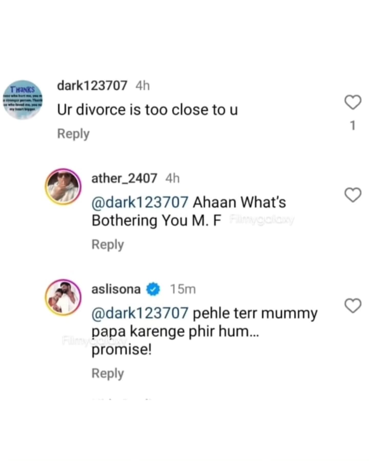 Sonakshi sinha reply troll on divorce