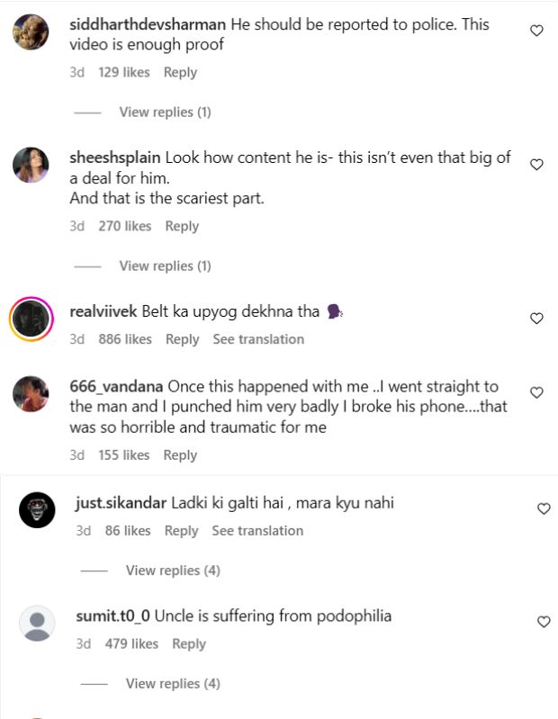 girl confronts a pervert viral video comments
