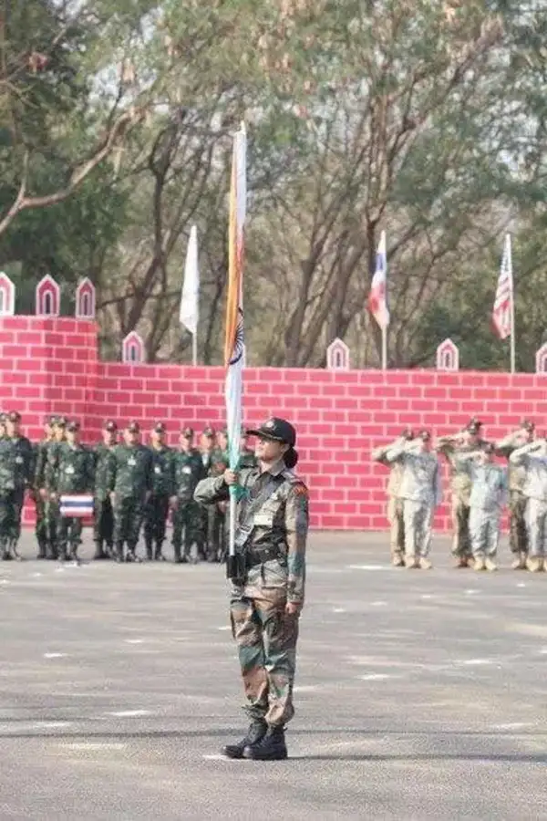 Colonel Sofiya Qureshi, first woman officer to command an Indian Army contingent in a multinational military exercise.
