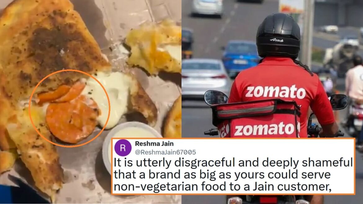 Non-Veg Food Was Delivered To A Jain Customer zomato