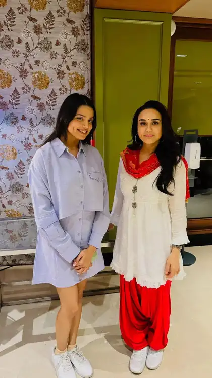 mahek with Preity Zinta