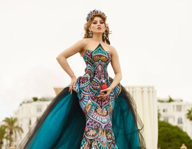 urvashi rautela cannes first outfit