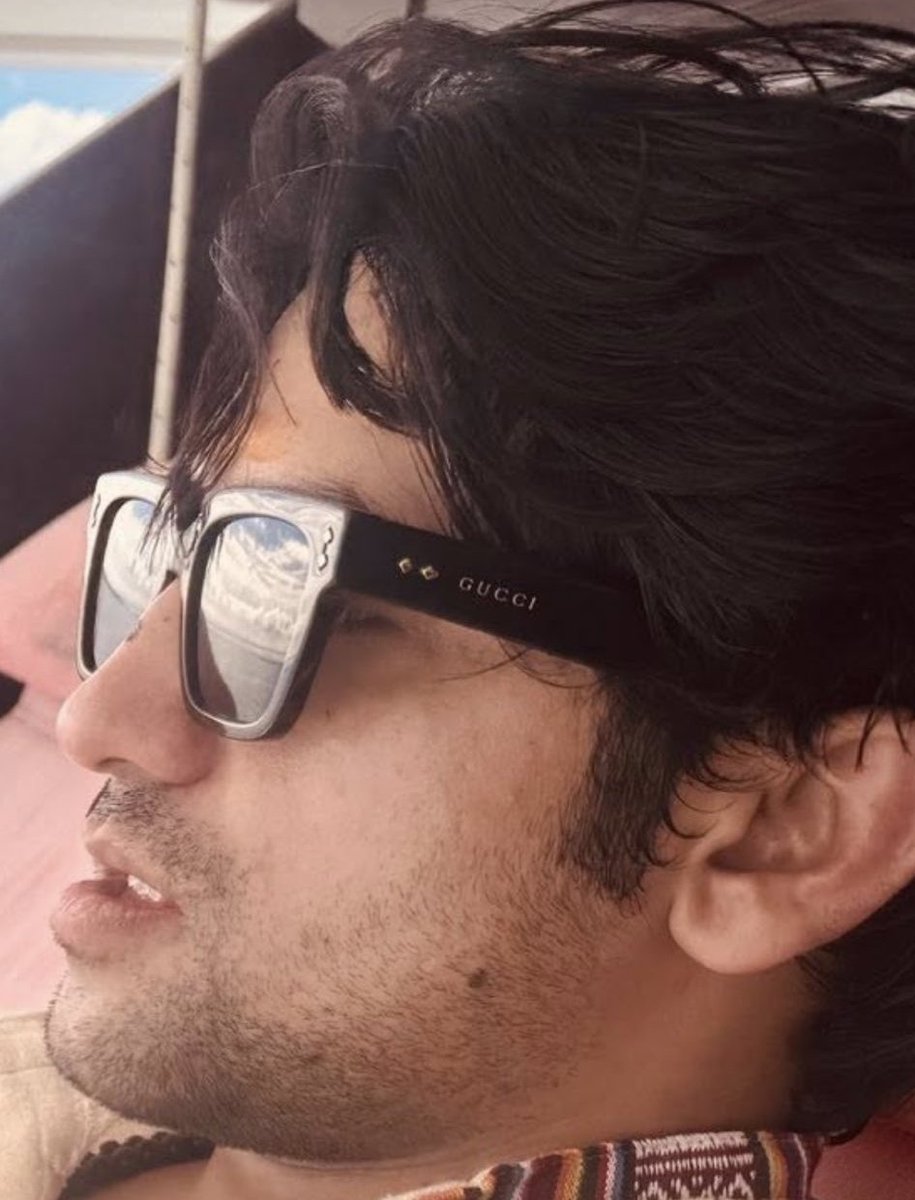 Bageshwar Baba in Gucci sunglasses