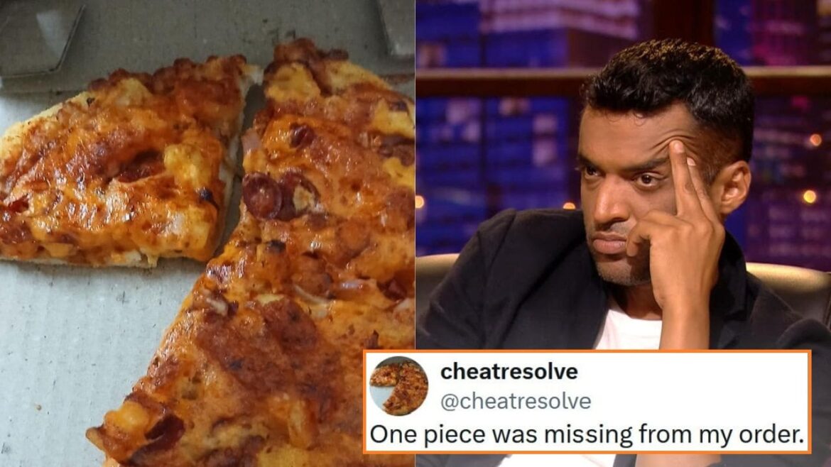 Customer Received One Slice Of Pizza Missing From His Order zomato