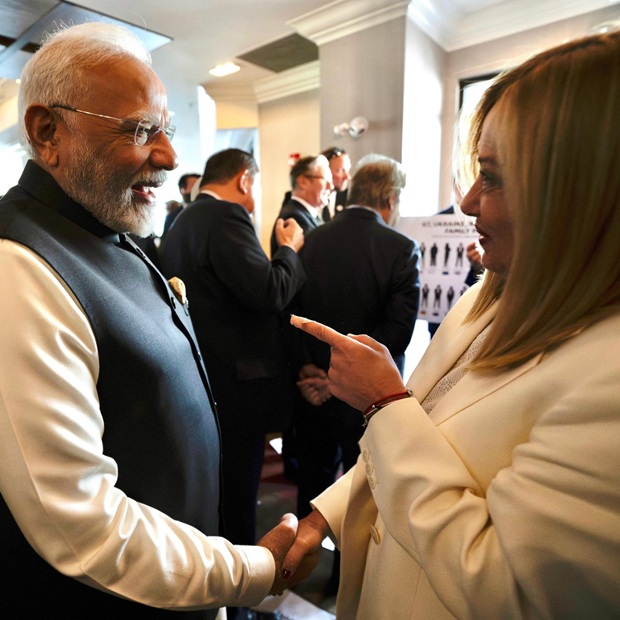 PM MODI WITH GIORGIA MELONI AT G7 SUMMIT