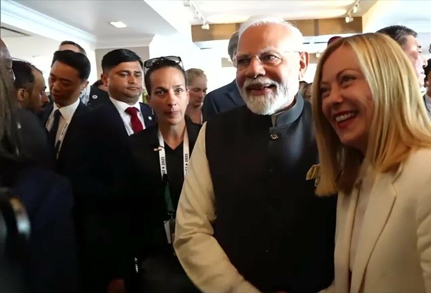 PM Modi and Italian PM Meloni, #melodi