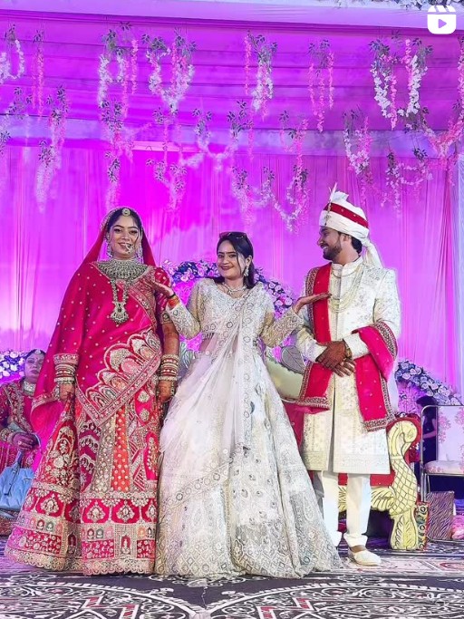 Shrasti Raghuvanshi with Raja Raghuvanshi