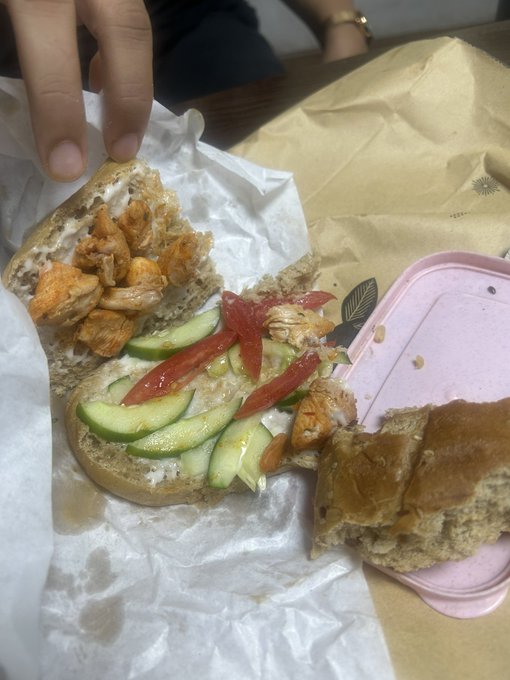 Zomato delivers chicken sub instead of veg sub