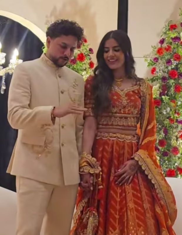 kuldeep yadav vanshika engagement lucknow