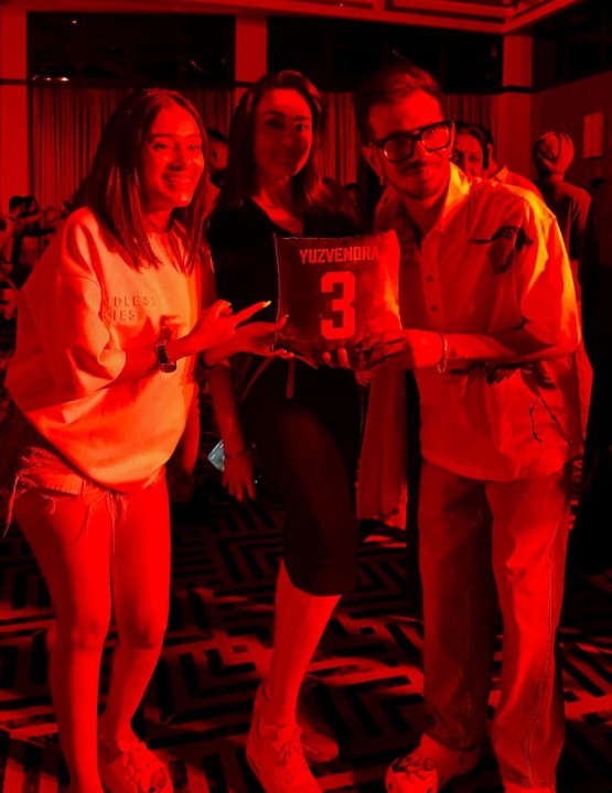 mahvash with Chahal and preity zinta