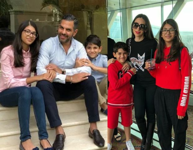 sunjay kapur and karisma kapoor with kids
