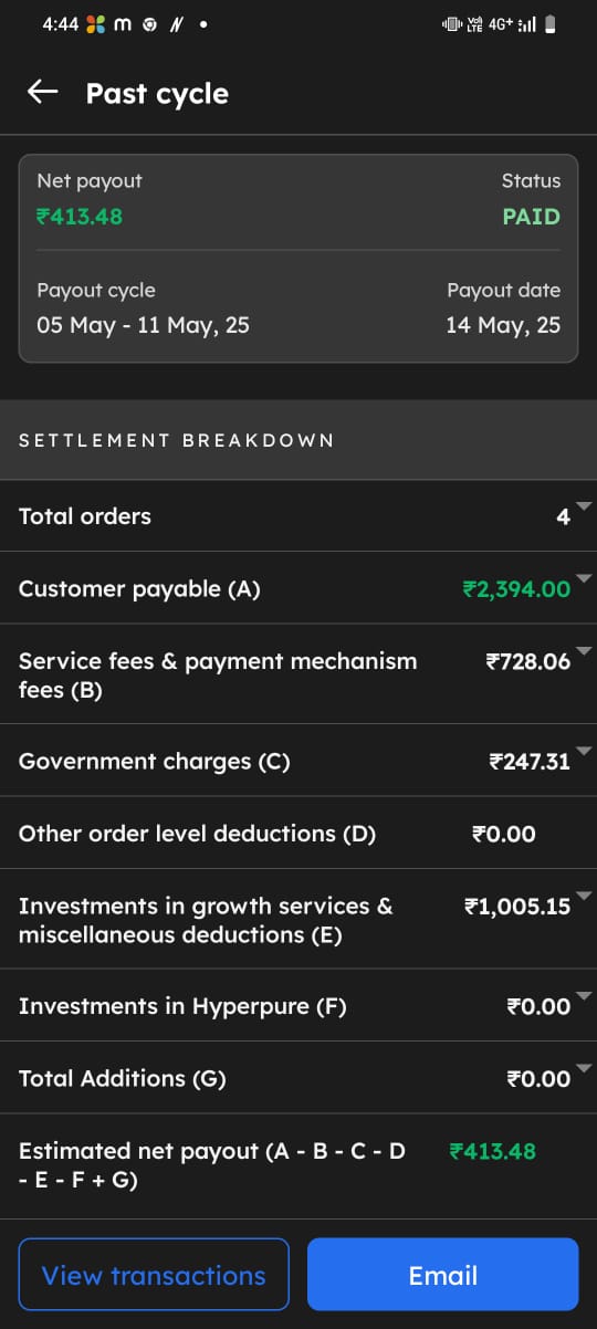 zomato hidden charges restaurant owner complaints