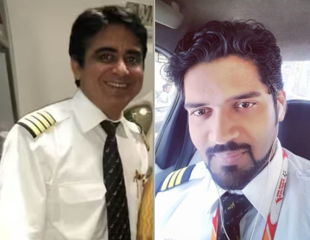 Captain Sumeet Sabharwal and co-pilot Clive Kunder