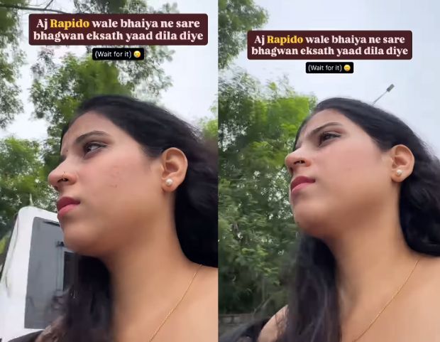 Delhi Woman Films Her Own Accident During Ride