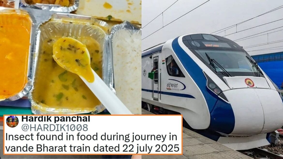 Passenger Finds Insect In Food Served On Vande Bharat Train
