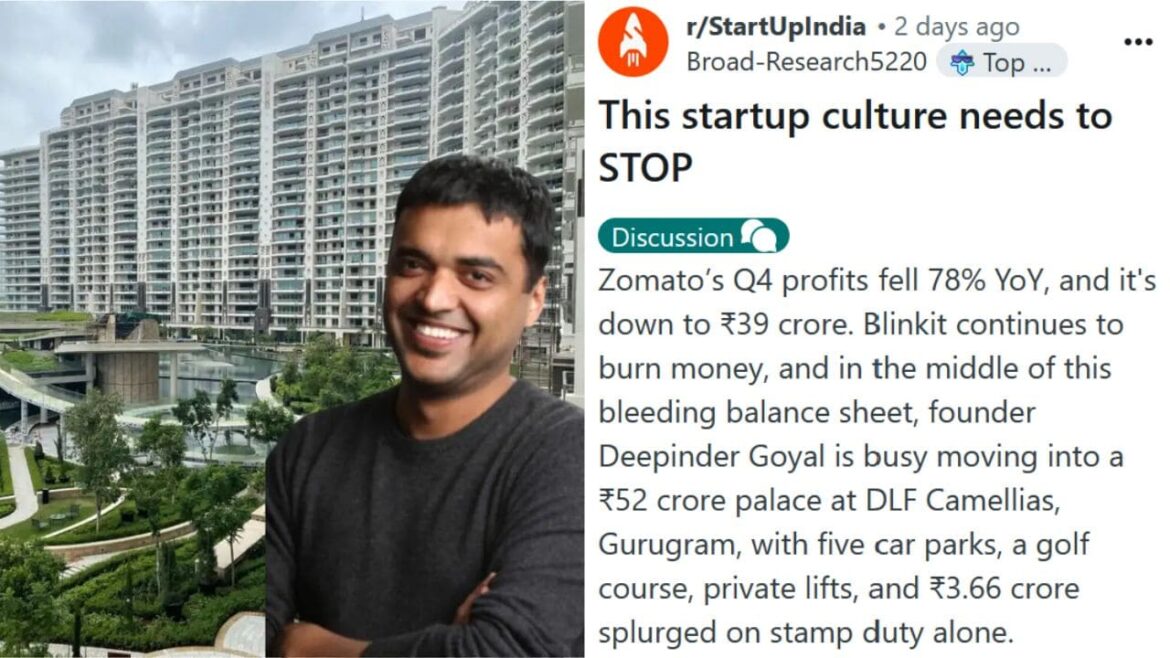 Reddit Post Questions Lavish Lifestyles of Founders Behind Loss-Making Startups