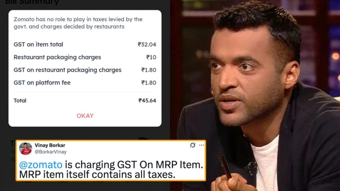 Zomato Responds After Customer Complains About Being Charged Double Tax